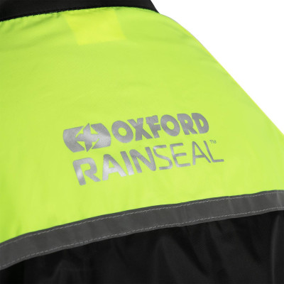 Bunda RAIN SEAL, OXFORD (černá/žlutá fluo, vel. S)