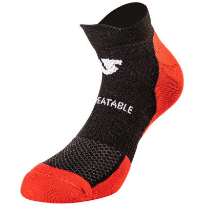 Ponožky COMFY SHORT, UNDERSHIELD (červená/černá, vel. 43/46)
