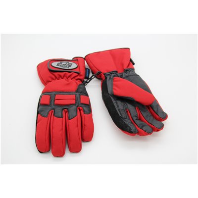 Motocyklové rukavice OXFORD BONE DRY červeno-černé S