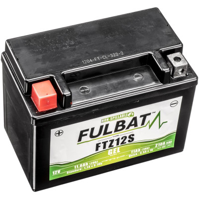 Baterie 12V, FTZ12S GEL, 12V, 11Ah, 210A, bezúdržbová GEL technologie 150x88x110 FULBAT (aktivovaná ve výrobě)