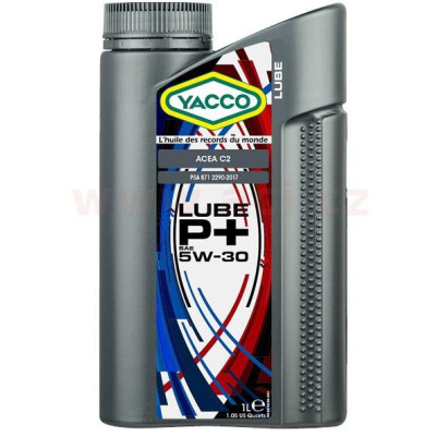 Motorový olej YACCO LUBE P+ 5W30, 1 L