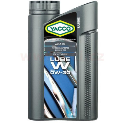 Motorový olej YACCO LUBE W 0W30, 1 L