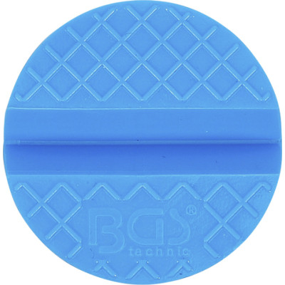 Gumová podložka zvedáku 65x29 mm, nosnost 3t, modrá barva - BGS 72108