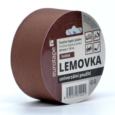 Textilní lepící páska Lemovka, 48 mm, 10 m, různé barvy Barva: béžová
