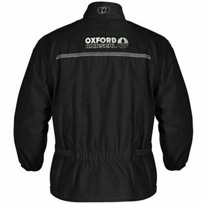 Nepromokavá bunda na motorku OXFORD RM100 L černá