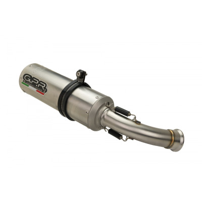 Slip-on exhaust GPR M3 BM.48.M3.INOX Brushed Stainless steel including removable db killer and link pipe