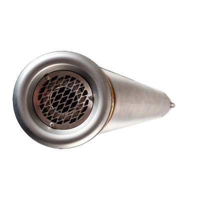 Slip-on exhaust GPR POWERCONE EVO E4.BM.101.PCEV Brushed Stainless steel including removable db killer and link pipe