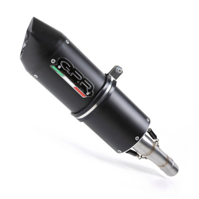 Slip-on exhaust GPR FURORE EVO4 E5.D.137.2.CAT.FUNE Matte Black including removable db killer, link pipe and catalyst