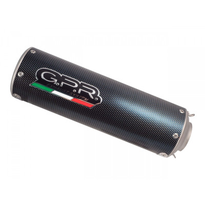 Slip-on exhaust GPR M3 A.2.M3.PP Brushed Stainless steel including removable db killer and link pipe