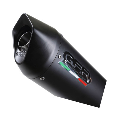 Slip-on exhaust GPR FURORE H.116.FUNE Matte Black including removable db killer and link pipe