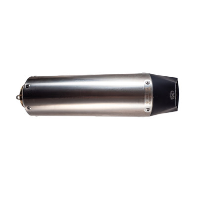 Slip-on exhaust GPR GPE ANN. H.220.GPAN.TO Brushed Titanium including removable db killer and link pipe