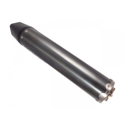 Slip-on exhaust GPR FURORE A.2.FUPO Matte Black including removable db killer and link pipe