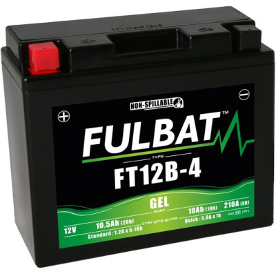 Továrně aktivovaná motocyklová baterie FULBAT SLA FT12B-4 (YT12B-4)