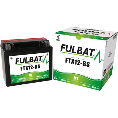 Bezúdržbová motocyklová baterie FULBAT FTX12-BS (YTX12-BS)