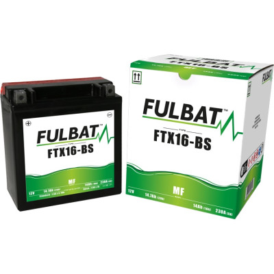 Bezúdržbová motocyklová baterie FULBAT FTX16-BS (YTX16-BS)