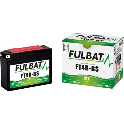 Bezúdržbová motocyklová baterie FULBAT FT4B-BS (YT4B-BS)