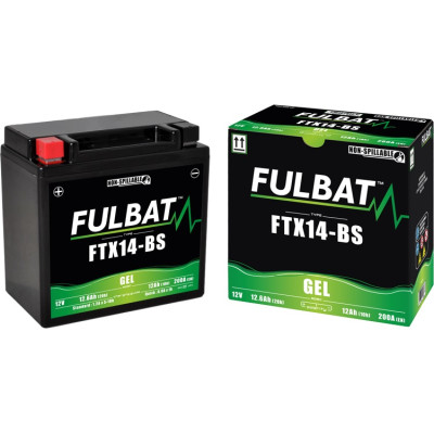 Gelová baterie FULBAT FTX14-BS GEL (YTX14-BS GEL)