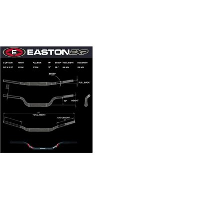 Řídítka EASTON EXP EXP M 92 57 černá