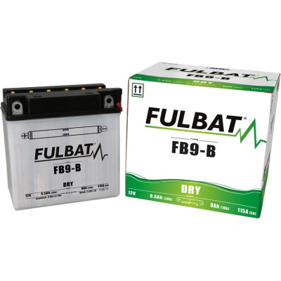Konvenční motocyklová baterie FULBAT FB9-B  (YB9-B) Včetně balení kyseliny