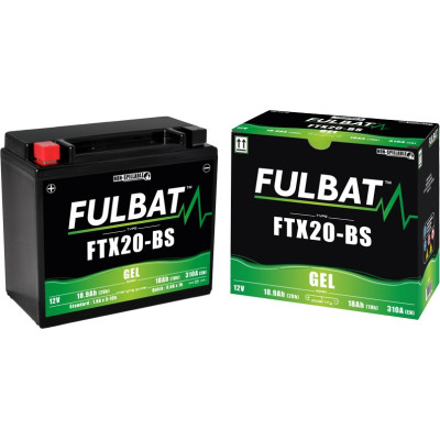 Gelová baterie FULBAT FTX20-BS GEL