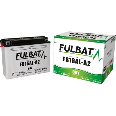 Konvenční motocyklová baterie FULBAT FB16AL-A2  (YB16AL-A2) Včetně balení kyseliny