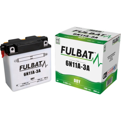Konvenční motocyklová baterie FULBAT 6N11A-3A Včetně balení kyseliny