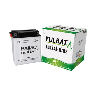 Konvenční motocyklová baterie FULBAT FB12AL-A2  (YB12AL-A2) Včetně balení kyseliny