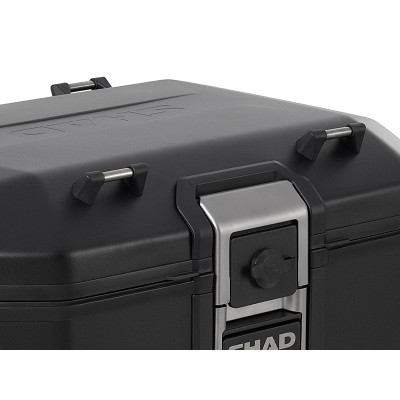 Kompletní sada černých hliníkových kufrů SHAD TERRA BLACK , 55L topcase 36L/47L boční kufry, včetně montážní sady a plotny SHAD CF Moto 800MT
