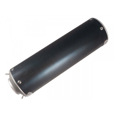 Slip-on exhaust GPR M3 E5.CF.16.M3.PP Brushed Stainless steel including removable db killer and link pipe