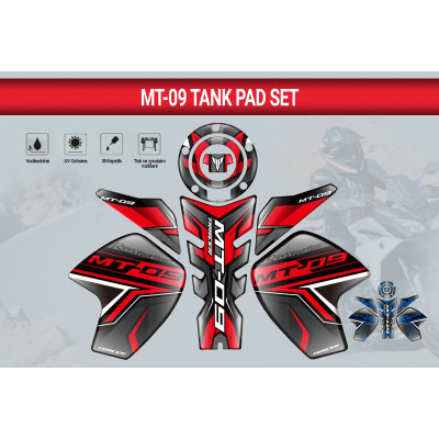 SEFIS TankPad set MT-09 Tracer červená