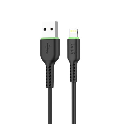 SEFIS nabíjecí datový kabel GR s konektory USB-A a Lightning 1m černý