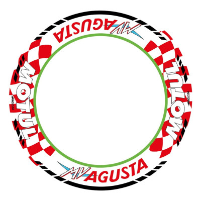 SEFIS jednodílné polepy na kola MV AGUSTA
