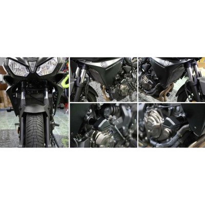 SEFIS TECH padací protektory Yamaha MT-07 / TRACER / XSR 2014-2022
