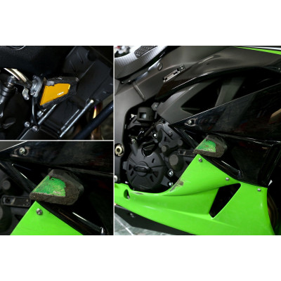 SEFIS TECH padací protektory Kawasaki Z900 zelená