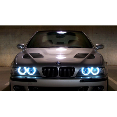 LED ŽÁROVKY ANGEL EYES 36W BMW E87 E39 E60 E61 E63 E64 E65 X3 E53 bílá