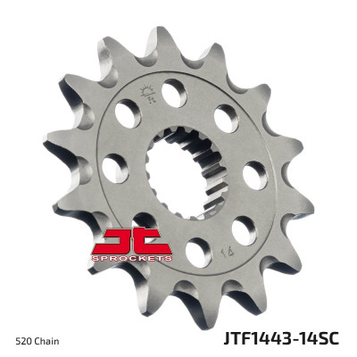 Řetězové kolečko JT JTF 1443-14SC 14 zubů, 520 Samočistící, Nízká hmotnost