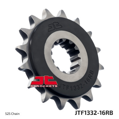 Řetězové kolečko JT JTF 1332-16RB 16 zubů, 525 pogumované