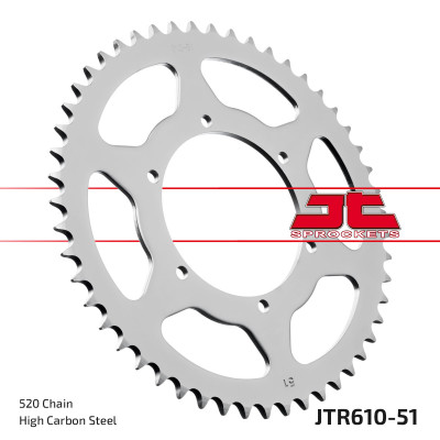 Řetězová rozeta JT JTR 610-51 51 zubů, 520