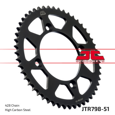 Řetězová rozeta JT JTR 798-51 51 zubů, 428