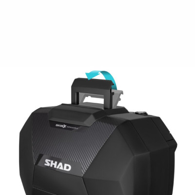 Boční kufry na motorku SHAD SH38X D0B38106 (rozšiřitelný koncept) karbonový
