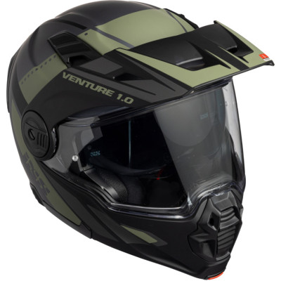 Flip-up helmet iXS VENTURE 1.0 X15903 black-anthracite-olive L