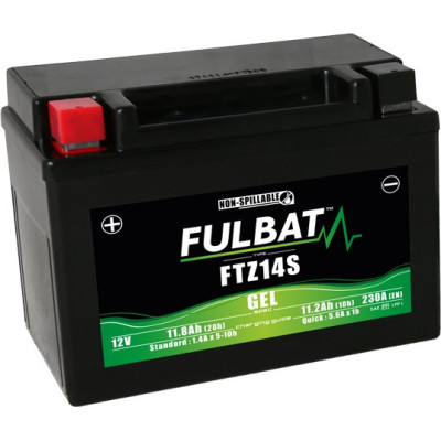 Továrně aktivovaná motocyklová baterie FULBAT FTZ14S (YTZ14S)