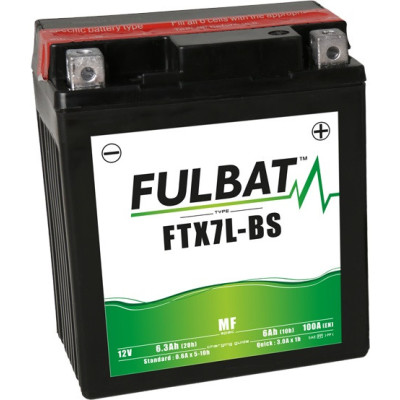 Bezúdržbová motocyklová baterie FULBAT FTX7L-BS (YTX7L-BS)