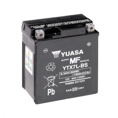Továrně aktivovaná motocyklová baterie YUASA YTX7A