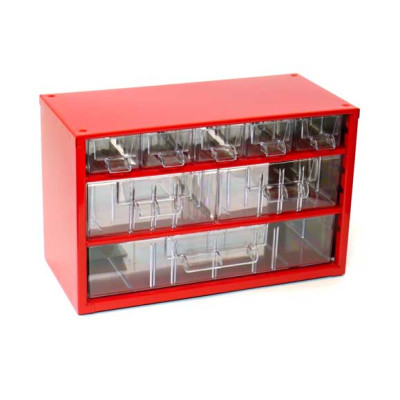 Box na nářadí MINI – 5xA, 2xB, 1xC Mars 6733 Barva: červená