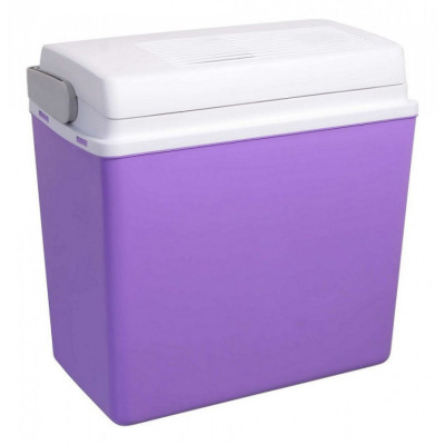 Chladící box do auta 220V/12V, 23 litrů, fialová barva - COMPASS