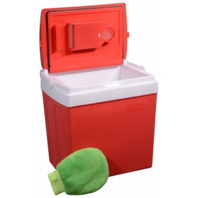 Chladící box do auta 220/12V RED, 30 litrů, displej s teplotou - COMPASS