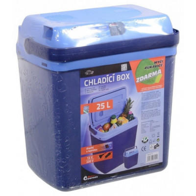 Chladící box do auta 220/12V BLUE, 25 litrů, displej s teplotou - COMPASS