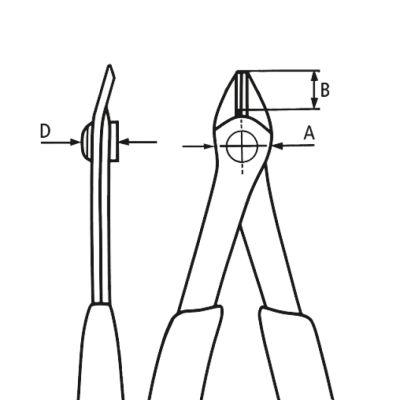 Precizní štípací boční kleště pro elektroniku a jemnou mechaniku, 125mm - KNIPEX 78 61 125