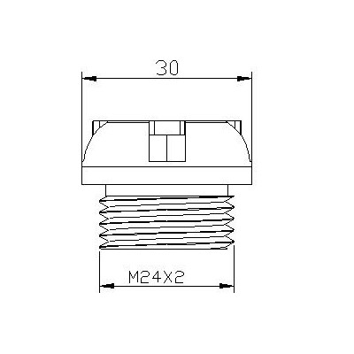 Zátka oleje PUIG 6778A modrá M24x2